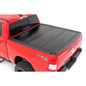 Rough Country Hard Low Profile Bed Cover -6'4 in - No Rambox - Ram 1500 (19-23) 1500 TRX (21-23)