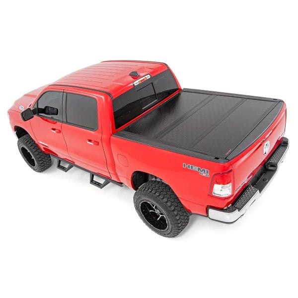 Rough Country Hard Low Profile Bed Cover - 5'7 in Bed - No Rambox - Ram 1500 (19-23) 1500 TRX (21-23)