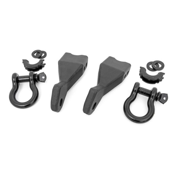 Tow Hook Brackets - D-Ring Combo - Chevy Silverado 1500 (19-22)