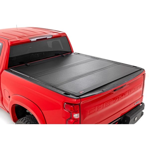 Hard Tri-Fold Flip Up Bed Cover - 5'10" Bed - Chevy GMC 1500 (19-23)