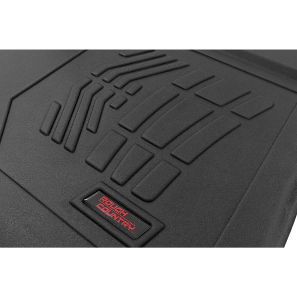 Sure-Fit Floor Mats - FR & RR - FR Bucket - Crew - Chevy GMC 1500 2500HD 3500HD (19-24)