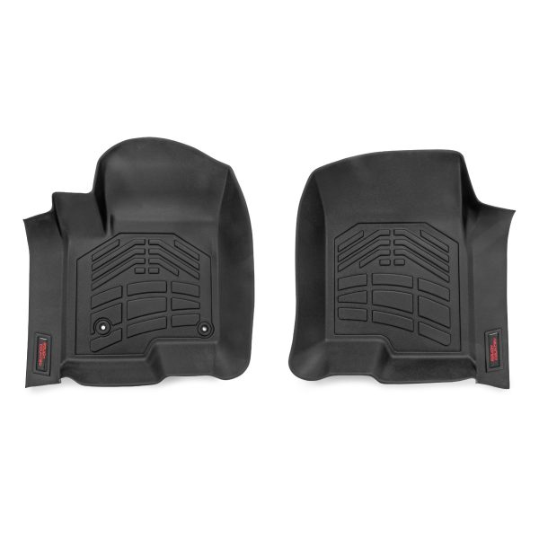 Sure-Fit Floor Mats - FR & RR - FR Bucket - Crew - Chevy GMC 1500 2500HD 3500HD (19-24)