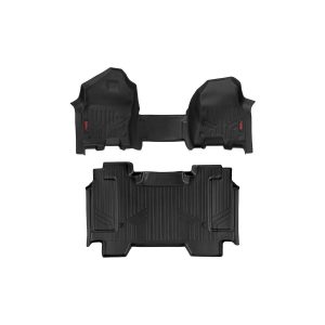 Rough Country Floor Mats - FR & RR - Over Hump - Ram 1500 (19-23) 1500 TRX (21-23)