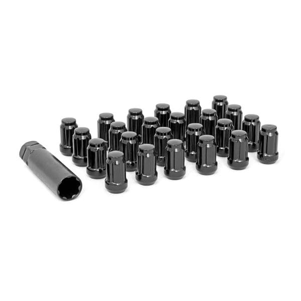 Rough Country 1 2 x 20 Lug Nut Set of 24 - Black