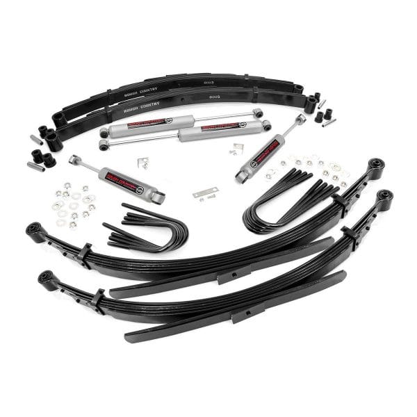 2 Inch Lift Kit - 56 Inch RR Springs - Chevy GMC 3 4-Ton Suburban (88-91)