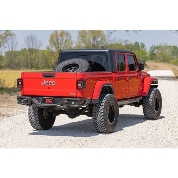 Rough Country Rear Bumper - Tubular - Jeep Gladiator JT 4WD (2020-2022)