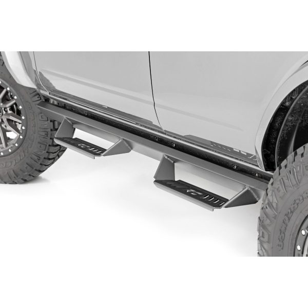 Rough Country AL2 Drop Steps - 4-Door - Ford Bronco 4WD (2021-2023)