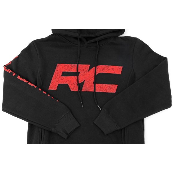 Rough Country Hoodie - RC Tread Sleeve - Black - SM