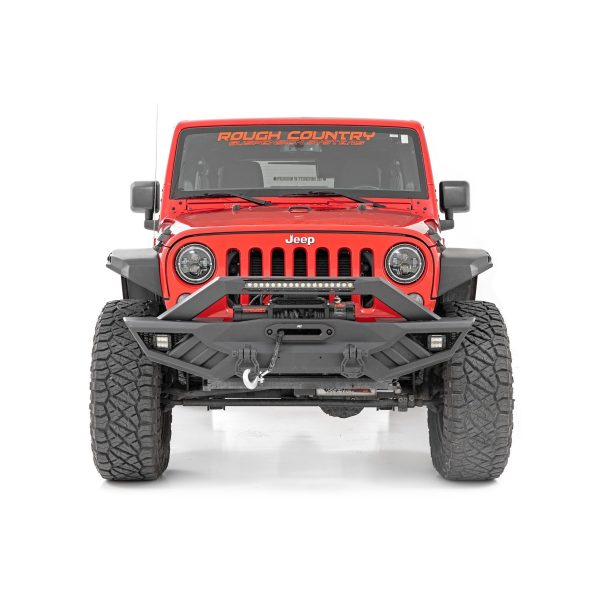 Rough Country High Clearance LED Flat Fender Flare Kit - UV Treated - Jeep Wrangler JK (07-18)