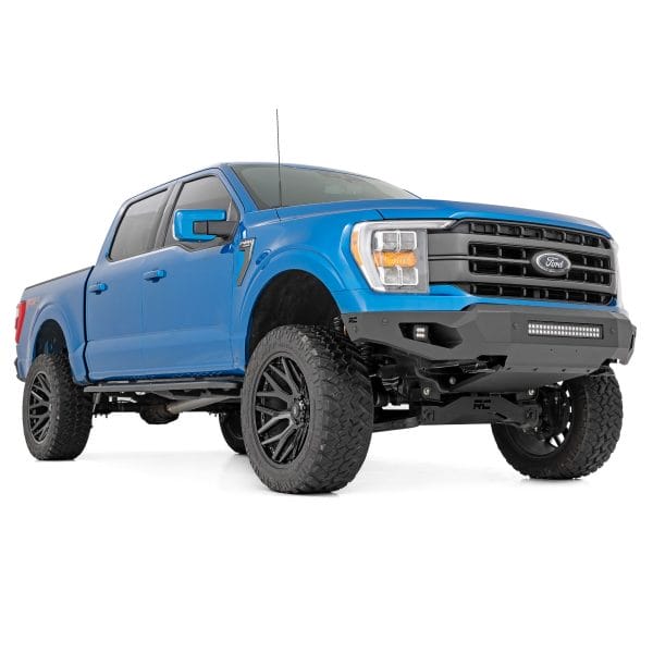 High Clearance Front Bumper - LED Lights & Skid Plate - Ford F-150 (21-23)