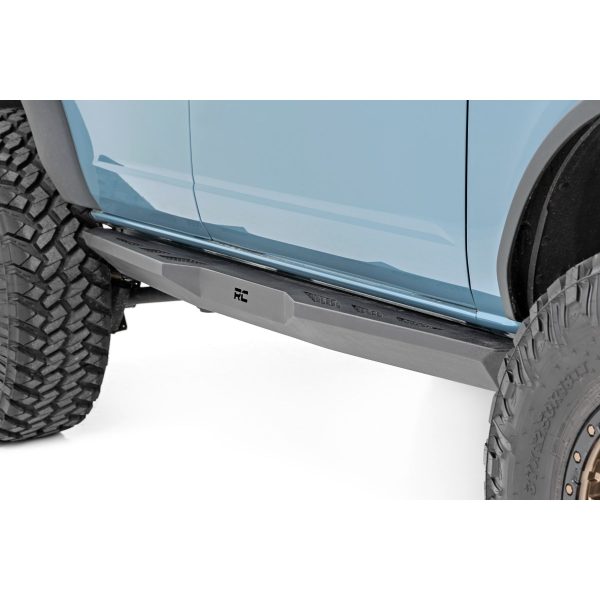 Rough Country Rock Sliders - Heavy Duty l 4-Door - Ford Bronco 4WD (2021-2023)