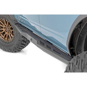 Rough Country Rock Sliders - Heavy Duty l 4-Door - Ford Bronco 4WD (2021-2023)