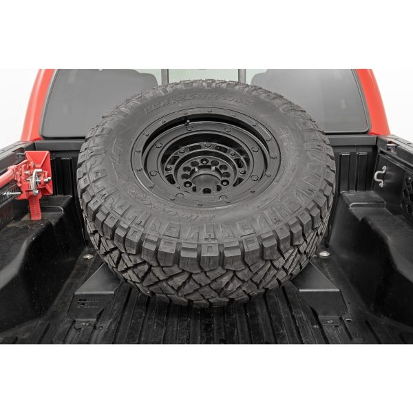 Rough Country Bed Mount Spare Tire Carrier - Toyota Tacoma 2WD 4WD (2016-2023)