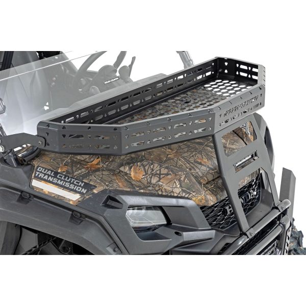 Front Cargo Rack - Black Series LED - 6" Light - Slime Line - Honda Pioneer 1000 Pioneer 1000-5