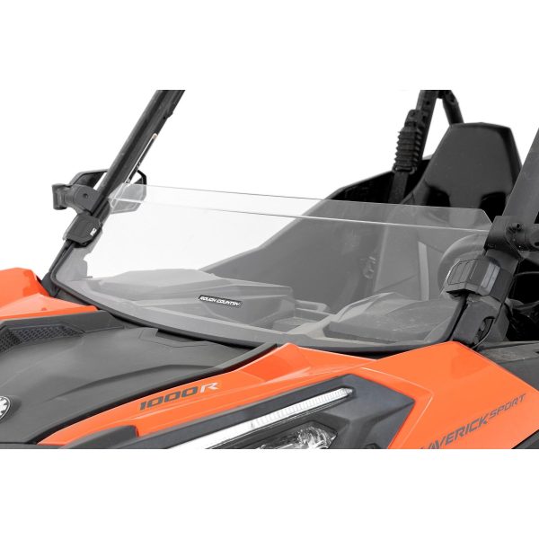 Half Windshield - Scratch Resistant - Can-Am Maverick Sport