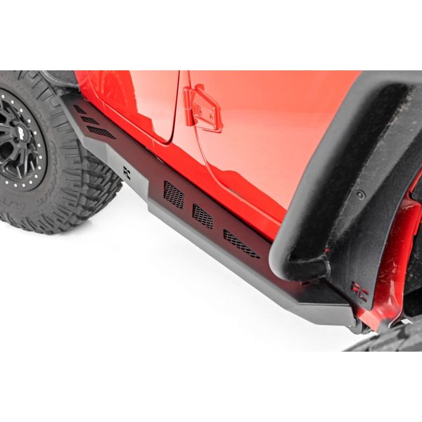 Rock Sliders - Heavy Duty l 4-Door - Jeep Wrangler Unlimited (07-18)