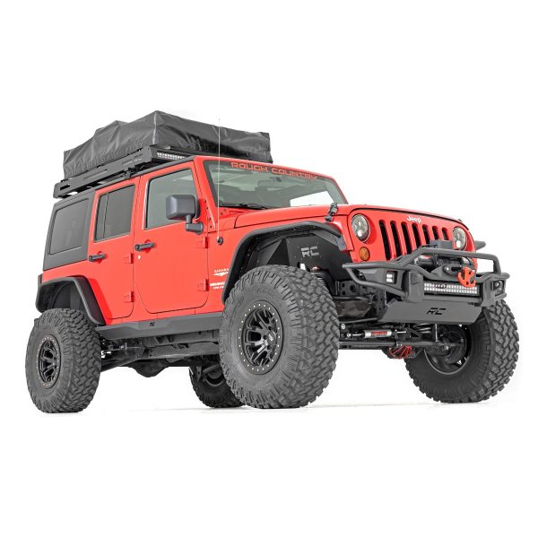 Rock Sliders - Heavy Duty l 4-Door - Jeep Wrangler Unlimited (07-18)