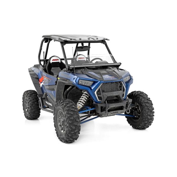 LED Light Kit - Front Mount - 40" Black Single Row - Polaris RZR XP 1000