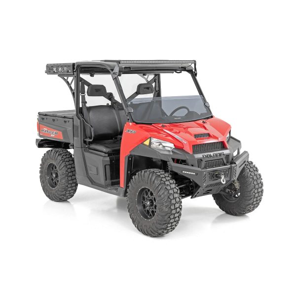 Rough Country Tinted Half Windshield - Scratch Resistant - Polaris Ranger 1000 Ranger XP 900 1000