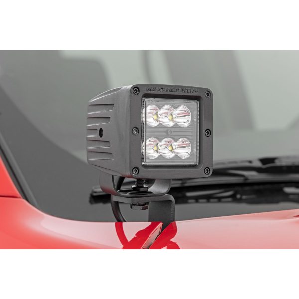 LED Light Kit - Ditch Mount - 2" Black Pair - Spot - Nissan Frontier (22-23)