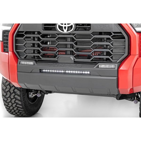 LED Light Kit - Bumper Mount - 20" Black Slim Line - Toyota Tundra (22-24)