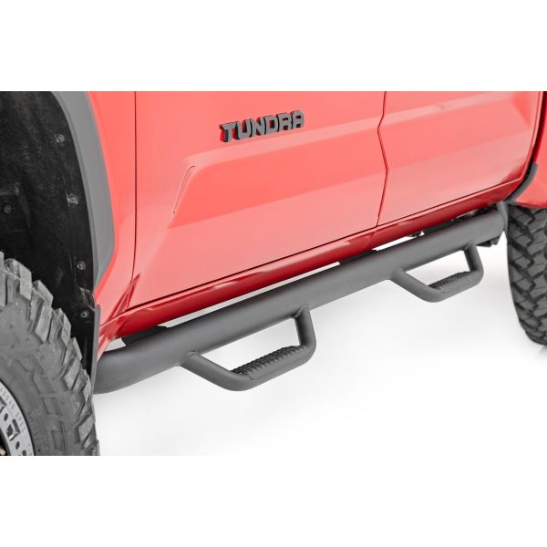 Rough Country Nerf Steps - Cab Length - Crew Max - Toyota Tundra 2WD 4WD (22-23)