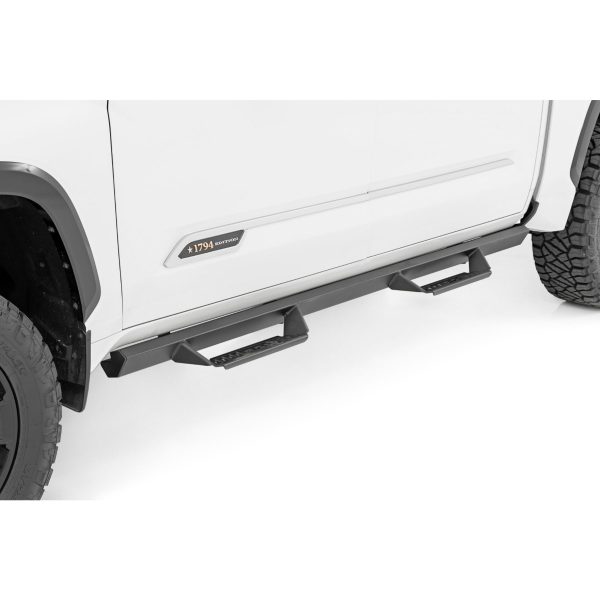 Rough Country AL2 Drop Steps - Crew Cab - Toyota Tundra 2WD 4WD (2022-2023)