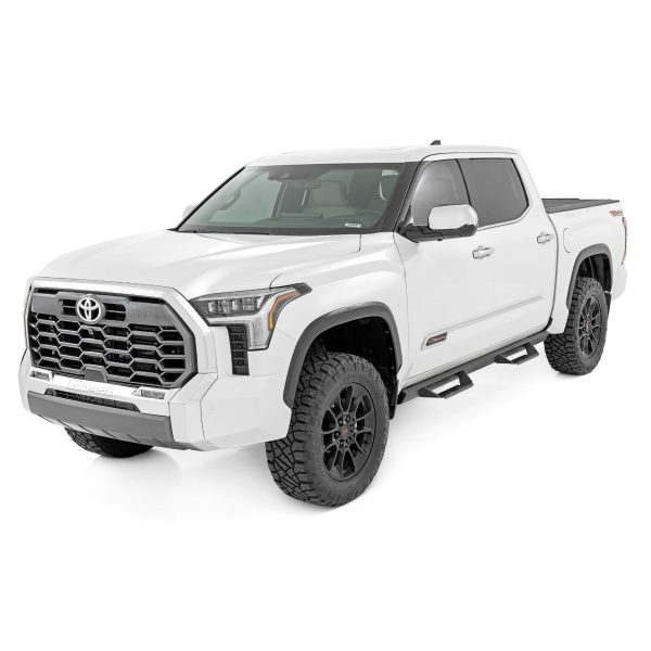 Rough Country AL2 Drop Steps - Crew Cab - Toyota Tundra 2WD 4WD (2022-2023)