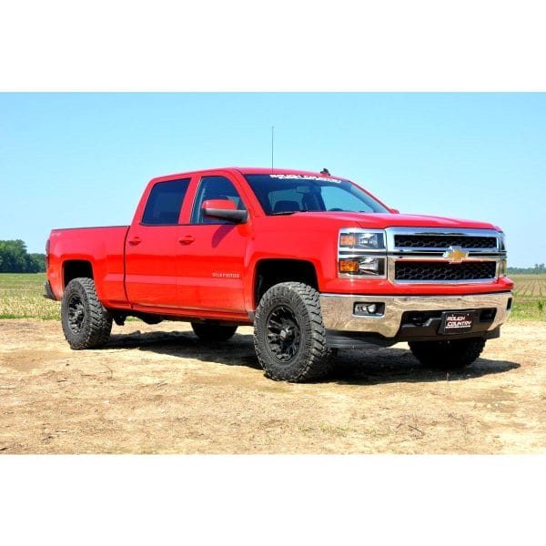 Rough Country 2 Inch Leveling Kit - Aluminum - Red - Chevy GMC 1500 Truck (07-18) SUV (07-20)