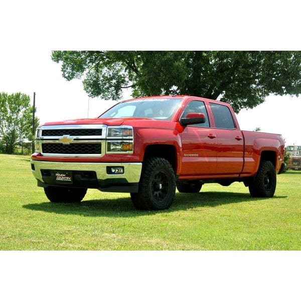 Rough Country 2 Inch Leveling Kit - Aluminum - Red - Chevy GMC 1500 Truck (07-18) SUV (07-20)