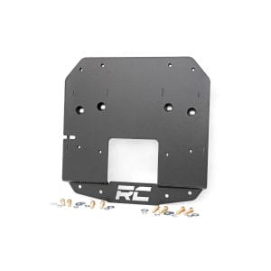 Rough Country Tire Carrier Relocation Plate - No Prox - Jeep Wrangler 4xe (21-23) Wrangler JL (18-23)