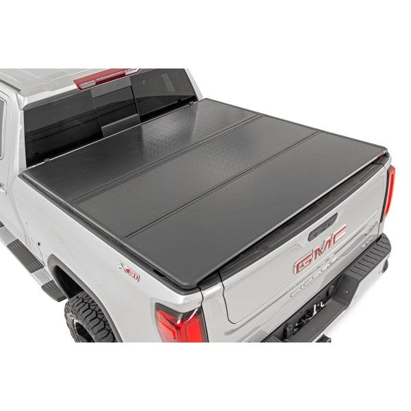 Rough Country Hard Folding Bed Cover - 5'8 in Bed - Chevy GMC 1500 (19-23)