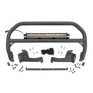 Nudge Bar - 20 Inch Chrome Single Row LED - Ford Bronco Sport (21-23)