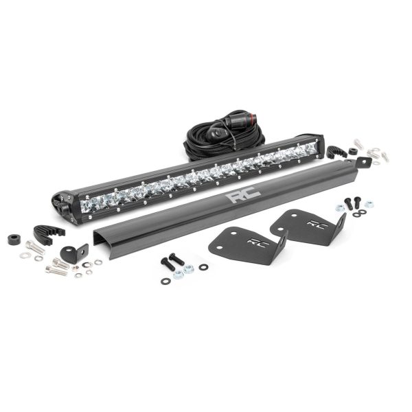 LED Light Kit - Bumper Mount - 20" Chrome Single Row - Ford Bronco Sport (21-23)