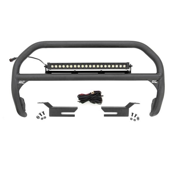 Nudge Bar - 20 Inch BLK DRL Single Row LED - Ford Bronco 4WD (21-23)