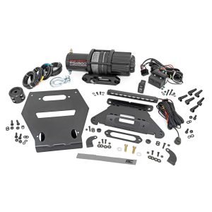 LED Light - Winch Mount - RS4500S - 10" Black Slimline - Polaris RZR Pro R