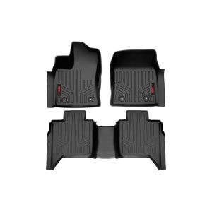 Rough Country Floor Mats - FR & RR - CrewMax - Toyota Tundra 2WD 4WD (2022-2023)