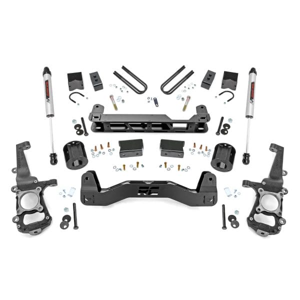 Rough Country 4 Inch Lift Kit - V2 - Ford F-150 2WD (2021-2023)