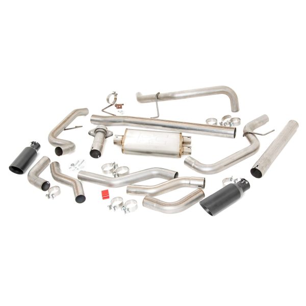 Rough Country Performance Cat-Back Exhaust - 2.7 3.5 5.0L - Ford F-150 (21-23)