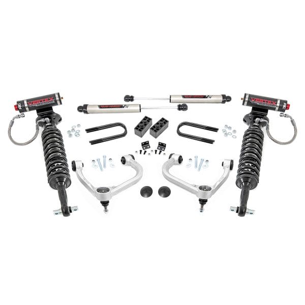 3 Inch Lift Kit - Fabbed UCA - Vertex V2 - Ford F-150 4WD (21-23)