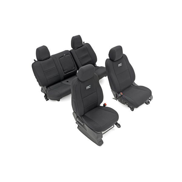 Seat Covers - FR & RR - Crew Cab - Nissan Frontier 2WD 4WD (22-23)