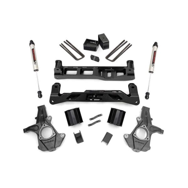 Rough Country 5 Inch Lift Kit - Cast Steel - V2 - Chevy GMC 1500 (14-17)