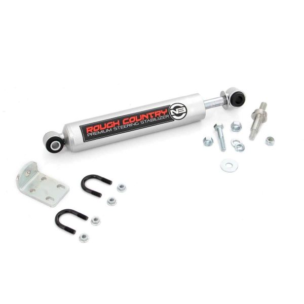 Rough Country N3 Steering Stabilizer - Chevy GMC S10 Blazer S10 Truck S15 Jimmy Sonoma (82-04)