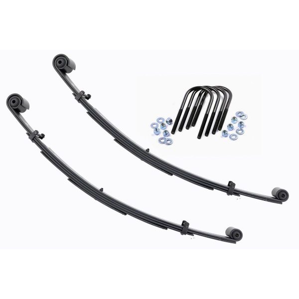 Front Leaf Springs - 2.5" Lift - Pair - Ford Excursion F-250 Super Duty F-350 Super Duty 4WD