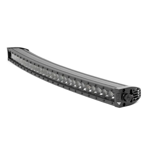 Rough Country Black Series LED - 30 Inch Light - Curved Single Row - White DRL