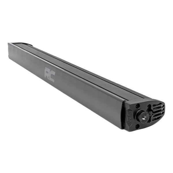 Rough Country Black Series LED Light Bar - Cool White DRL - 30 Inch - Single Row