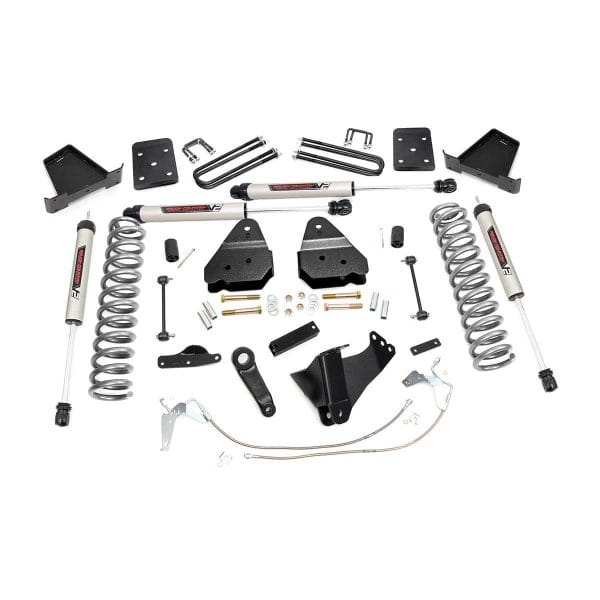 4.5 Inch Lift Kit - W O Overloads - V2 - Ford F-250 F-350 Super Duty (08-10)