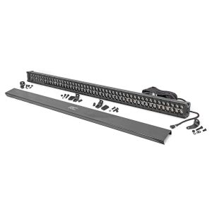 Rough Country Black Series LED Light - 50 Inch - Dual Row - Amber DRL