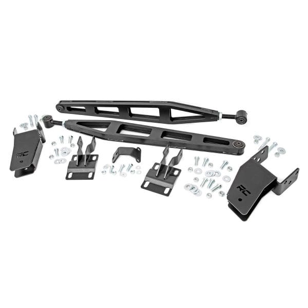 Rough Country Traction Bar Kit - Inverted U-bolts - 0-6 Inch - Ford Super Duty (08-16)