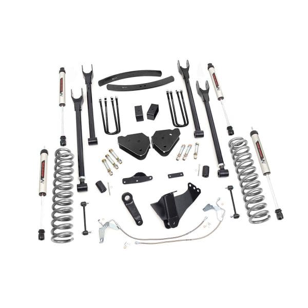 6 Inch Lift Kit - Diesel - 4 Link - V2 - Ford F-250 F-350 Super Duty (08-10)